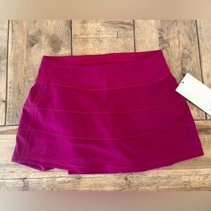 Lululemon Pace Rival Mid Rise Skirt sz 4